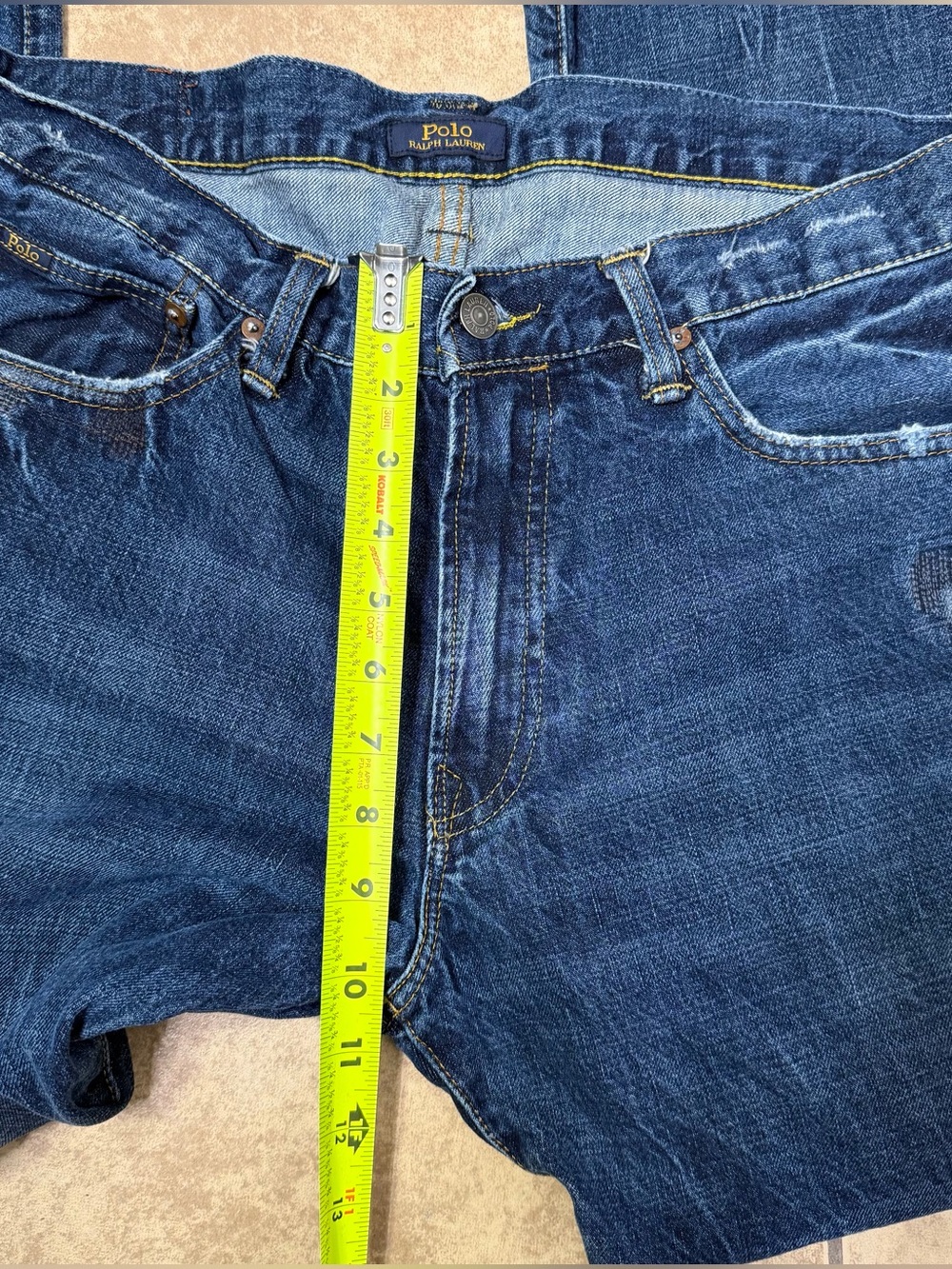 Polo Ralph Lauren Men’s Distressed Varick Slim Straight Jean TAILORED - Picture 13 of 15
